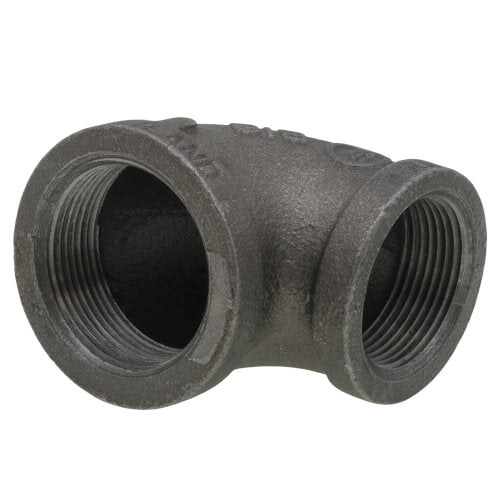 EVERFLOW EverFlow BMRL1123 1-1/2 x 1-1/4 Black Reducing Elbow