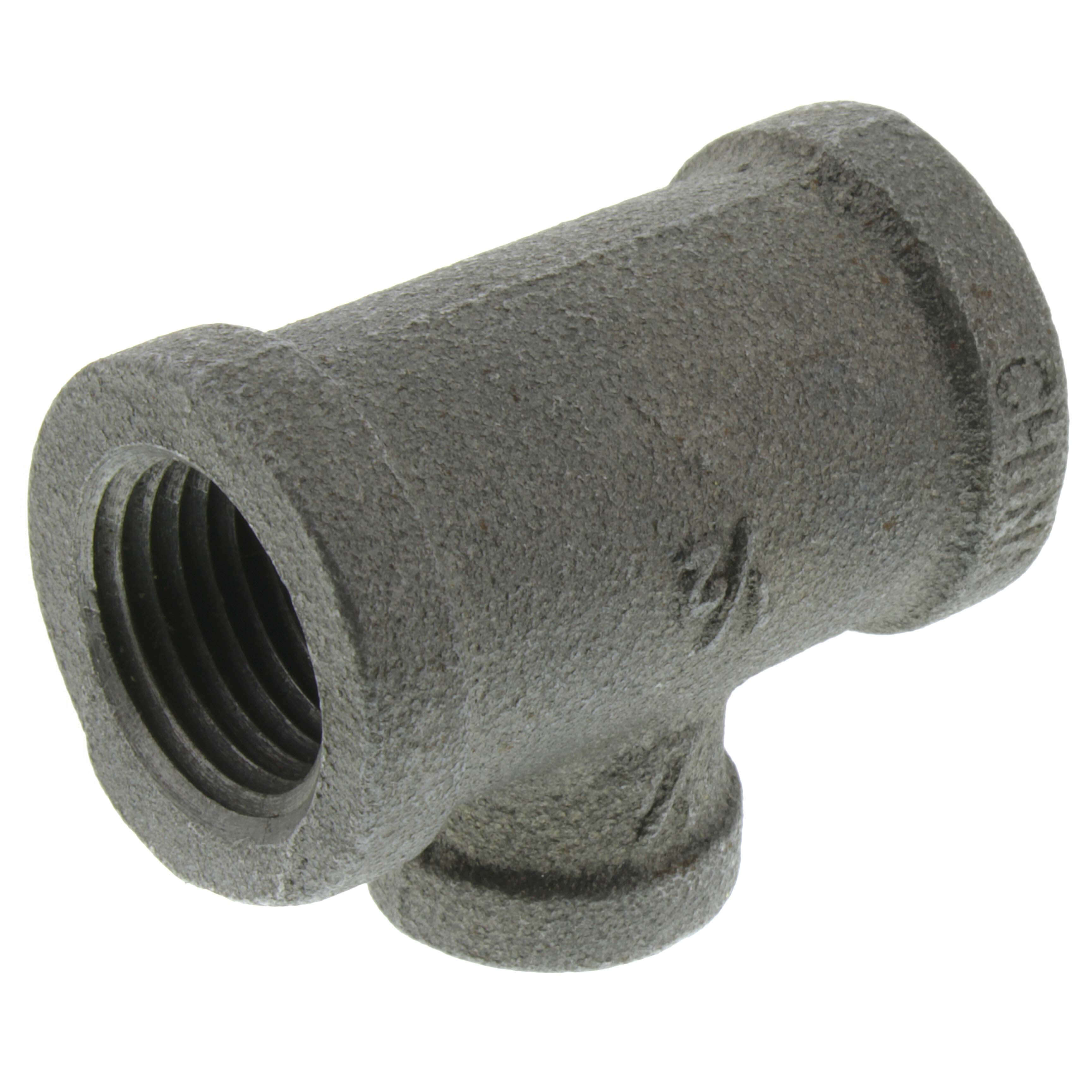 EVERFLOW EverFlow BMRT0121 1/2 x 1/4 Black Reducing Tee
