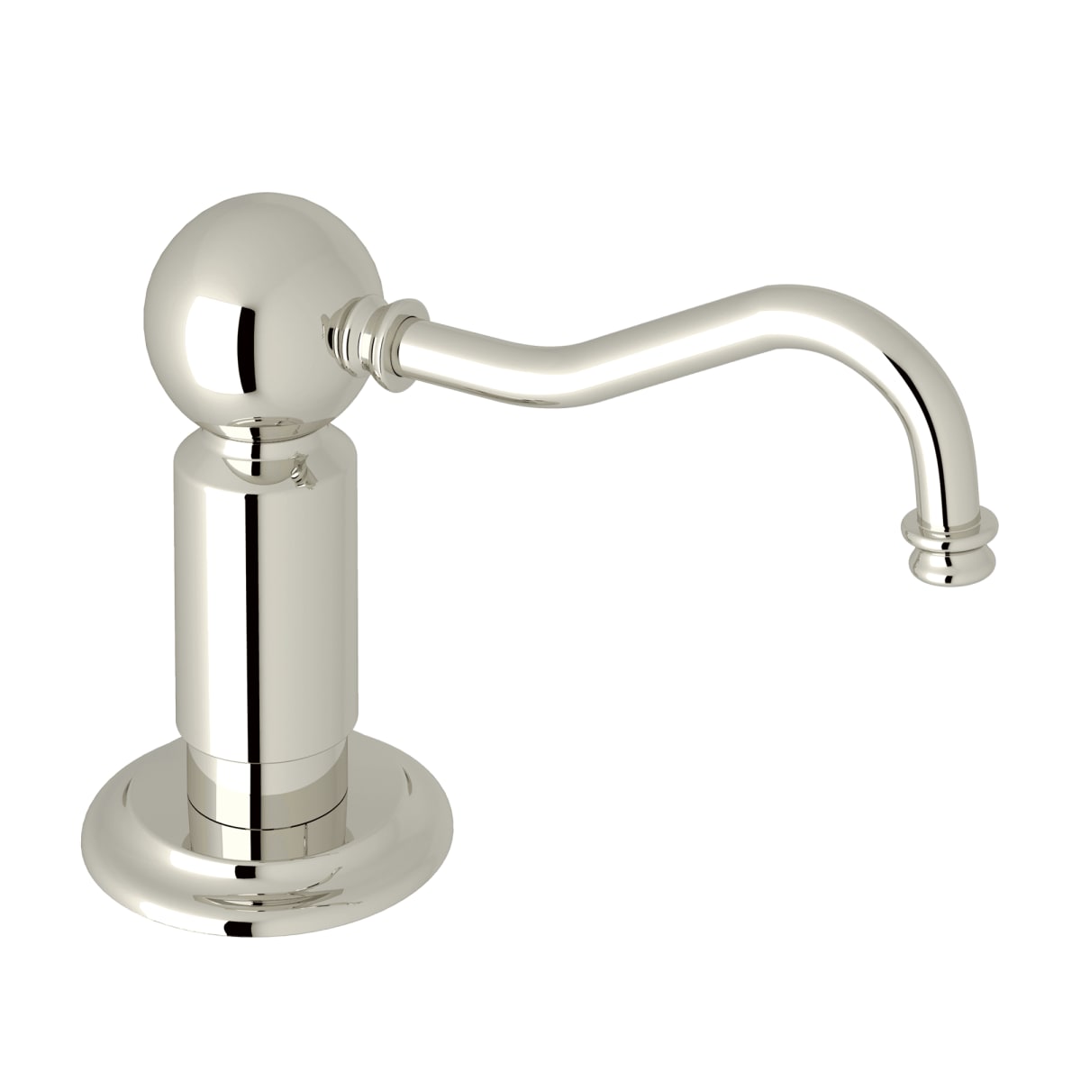 ROHL ROHL LS850PPN Georgian Era 3-1/2 in. 12 oz Kitchen Soap Dispenser in Polished Nickel