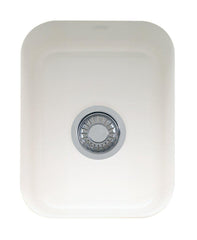 FRANKE Franke CCK110-13WH Cisterna 14-3/8 x 17-1/8 in. White Undermount Fireclay Bar Sink
