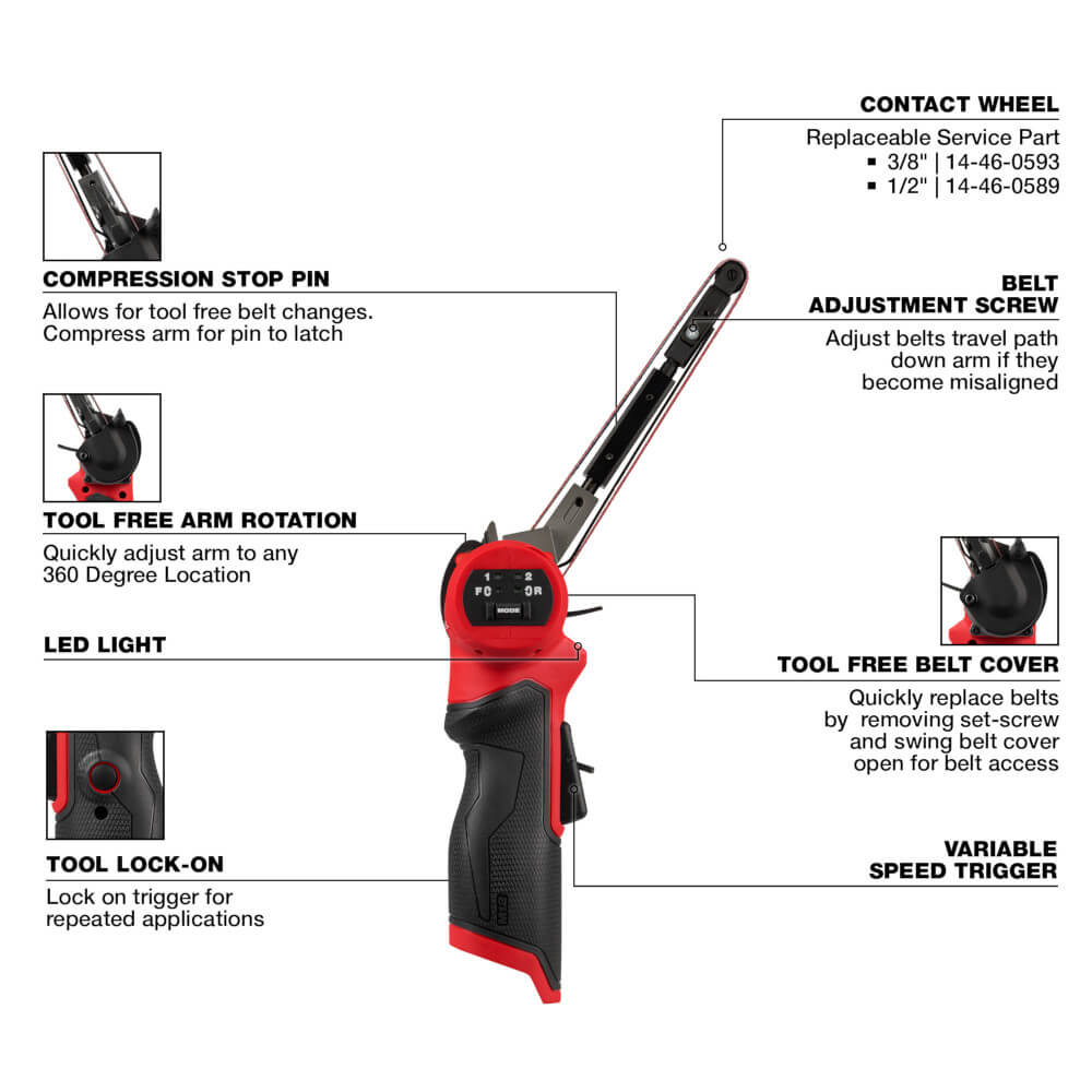 MILWAUKEE 2482-20 GRINDERS