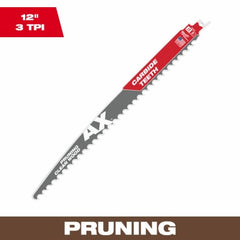 MILWAUKEE Milwaukee 48-00-5233 Sawzall Pruning Blade 12in 3TPI 5-pack