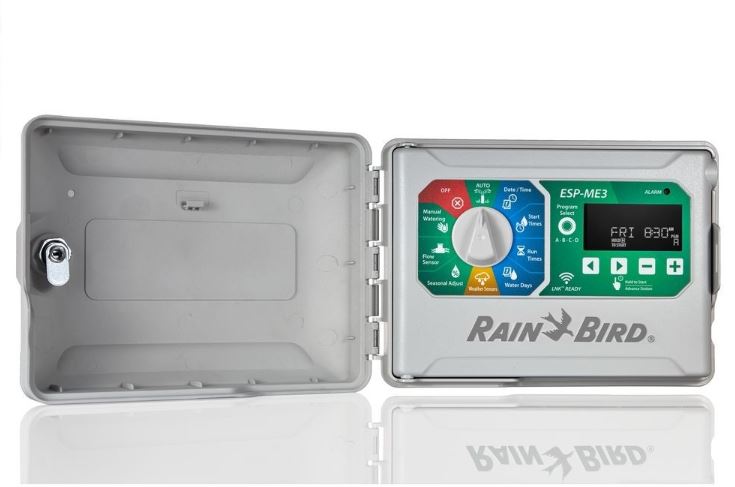 RAIN BIRD Rain Bird F55410 Model ESP4ME3 Indoor Outdoor 120V Irrigation Controller, LNK WiFi Compatible