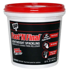 DAP Dap 7079812142 Fast 'N Final Lightweight Spackling (1 qt / 32 oz) 12142