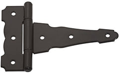 NATIONAL HARDWARE National Mfg N881-904 4 Inch Black Ornamental T-hinge