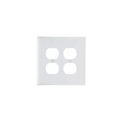 LEGRAND Legrand TPJ82-W Junior Jumbo Receptacle Wallplate 2-Gang 4.9 in