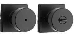 KWIKSET Kwikset 730PSKSQT-514 Pismo Privacy Knob Lock Matte Black