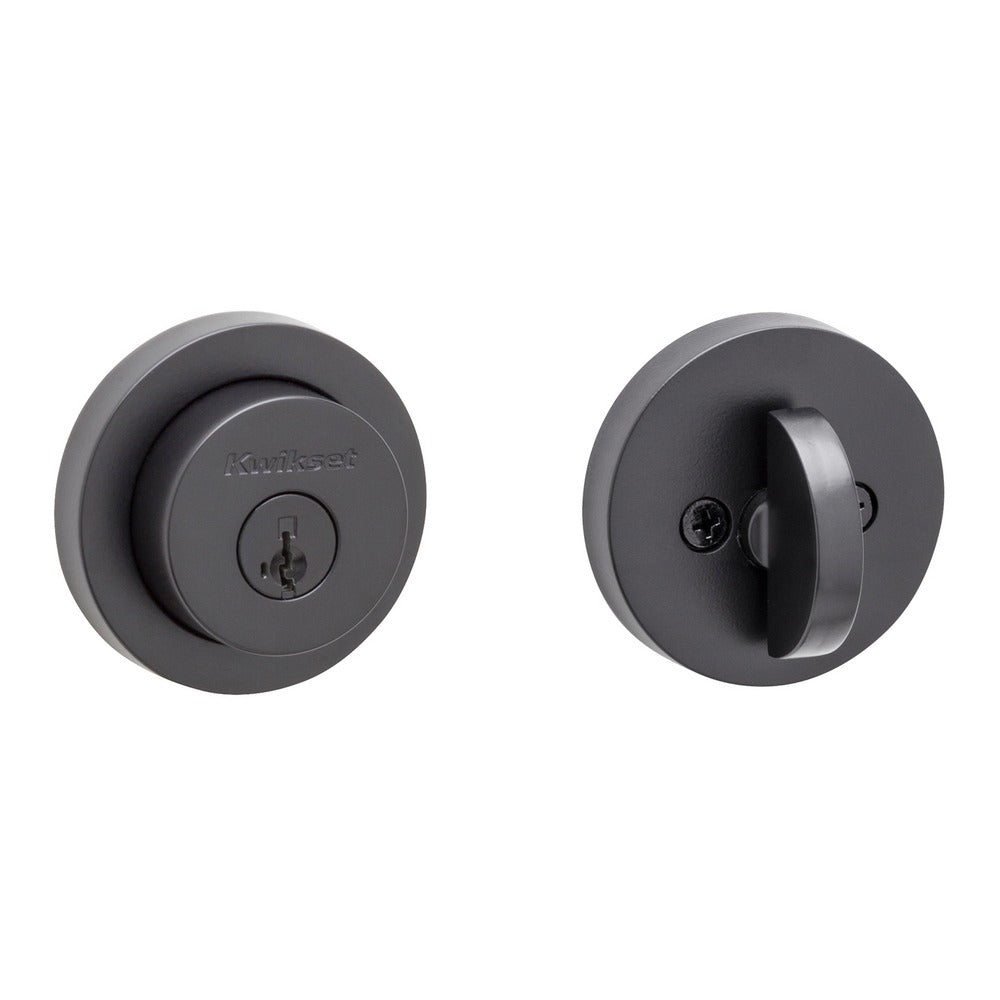 KWIKSET Kwikset 158RDT-514S.STRKP Milan Deadbolt Smartkey Matte Black