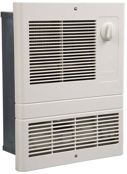 NUTONE NuTone 9815WH Model 9815WH High-Capacity Fan Forced Wall Heater w/ White Grille (1500W, 120/240V)