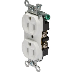 LEGRAND Pass & Seymour 5262W Duplex Hard Use Spec-Grade Receptacle 15A 125VAC