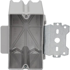 LEGRAND Pass & Seymour S122S50 Deep Wood and Steel Stud Bracket Box With Quick/Click, Single-Gang
