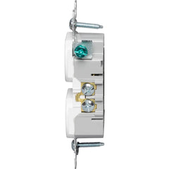 LEGRAND Pass & Seymour 3232SW TradeMaster Self-Grounding Duplex Receptacle 15A 125VAC