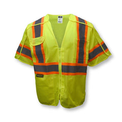 RADIANS Radians SV24-3GM-M/L M and L Size Breakaway Surveyor Vest in Hi-Viz Green