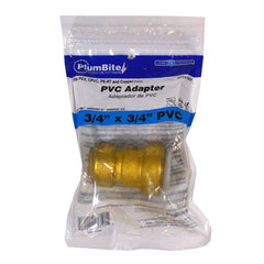 JONES STEPHENS Jones Stephens C77412LF Plumbite 3/4 PVC x 3/4 in. Push On Transition Coupling