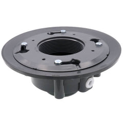 JONES STEPHENS Jones Stephens D49800 2 x 3 PVC Heavy Duty Drain Base with Clamping Ring and Primer Tap for 3 Spud