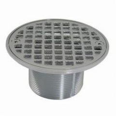 JONES STEPHENS Jones Stephens D60981 2 In. IPS Metal Round Strainer in Chrome Plated