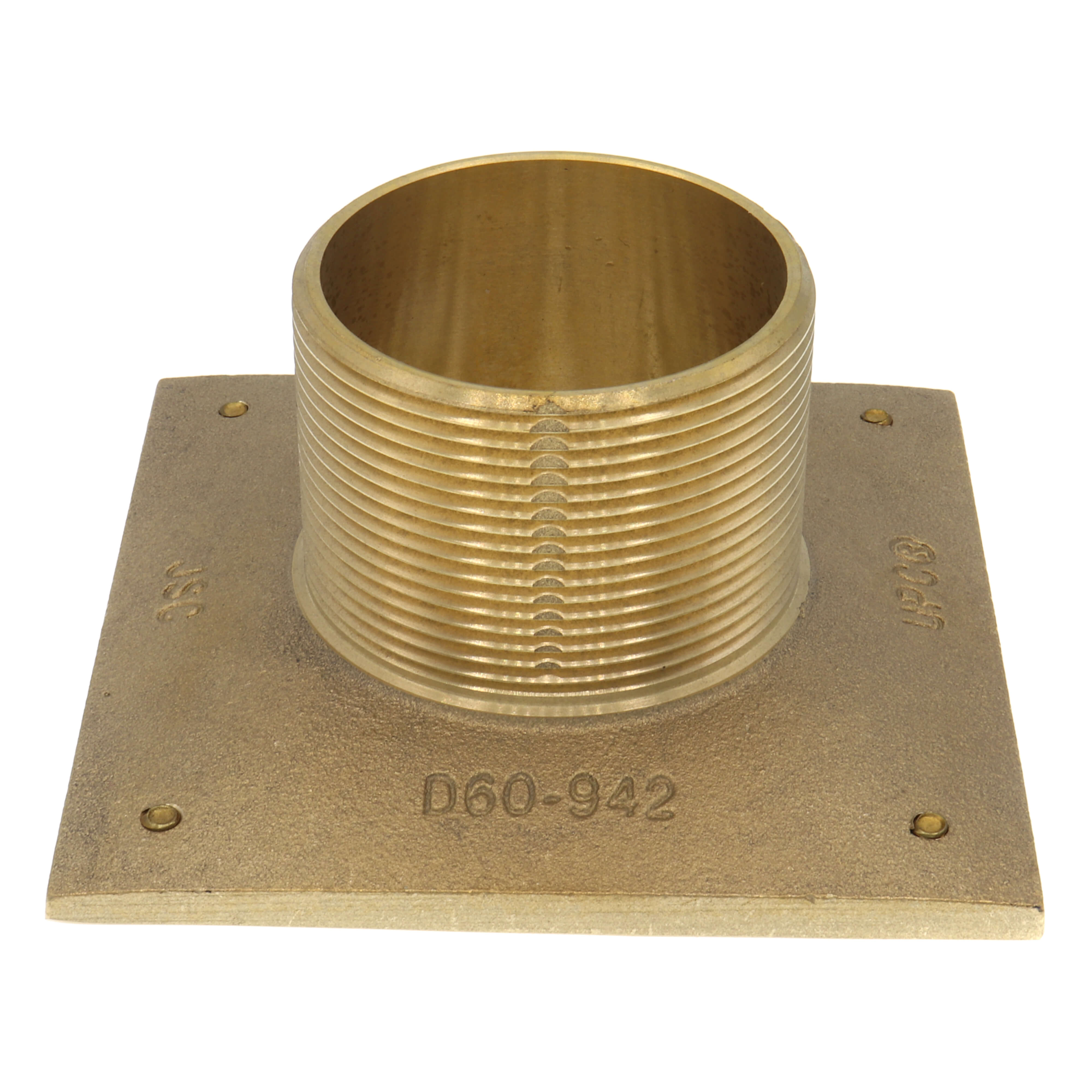 JONES STEPHENS Jones Stephens D6094PB 4 PB W/Lacquer Coating Square Spud & Strainer