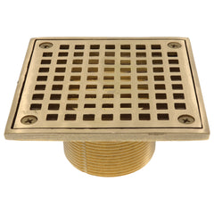 JONES STEPHENS Jones Stephens D6094PB 4 PB W/Lacquer Coating Square Spud & Strainer