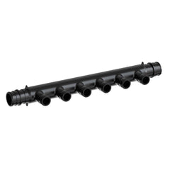 JONES STEPHENS Jones Stephens F76007 3/4 x 3/4 x 1/2 x 1/2 x 9-3/100 in. PEX Expansion 6 Outlet Plastic Manifold
