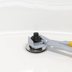 JONES STEPHENS Jones Stephens B51034 Chrome Plated One-Hole Friction Lift Tub Drain Trim Kit, Includes Two-Hole Conversion Bar