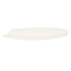 JONES STEPHENS Jones Stephens C101100 Comfort Elongated Closed Front Toilet Seat with Cover in White