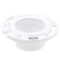 JONES STEPHENS Jones Stephens C53342 3 x 4 PVC Closet Flange W/O KO W/Plastic Adj RG