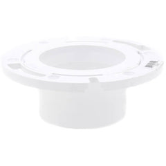 JONES STEPHENS Jones Stephens C53342 3 x 4 PVC Closet Flange W/O KO W/Plastic Adj RG