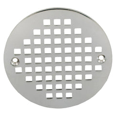 JONES STEPHENS Jones Stephens C60806 4-1/4 in. Cast Round Heavy Duty Strainer in Chrome Plated