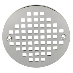 JONES STEPHENS Jones Stephens C60806 4-1/4 in. Cast Round Heavy Duty Strainer in Chrome Plated