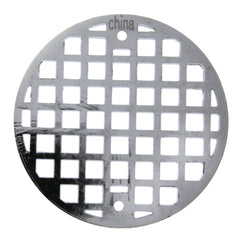 JONES STEPHENS Jones Stephens C60806 4-1/4 in. Cast Round Heavy Duty Strainer in Chrome Plated