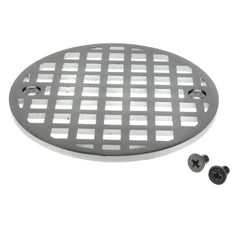 JONES STEPHENS Jones Stephens C60806 4-1/4 in. Cast Round Heavy Duty Strainer in Chrome Plated
