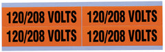 IDEAL INDUSTRIES Ideal Industries 44-296 Voltage and Conduit Marker Card 120/208V (1-1/8 IN x 4-1/2 IN) Replacement MPN