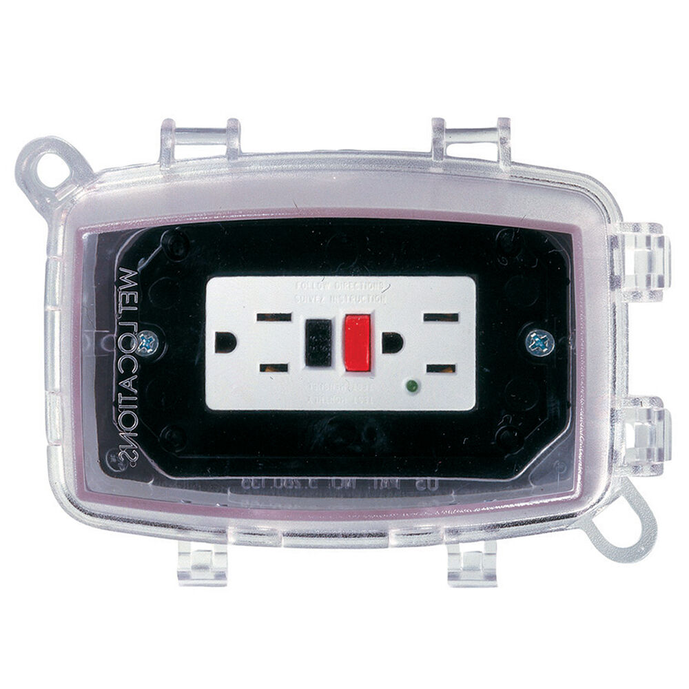 INTERMATIC Intermatic WP1100C 1-Gang Horizontal/Vertical Hinge 2-3/4 Inch Receptacle Cover with Guard Insert