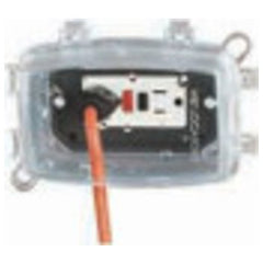 INTERMATIC Intermatic WP1100C 1-Gang Horizontal/Vertical Hinge 2-3/4 Inch Receptacle Cover with Guard Insert