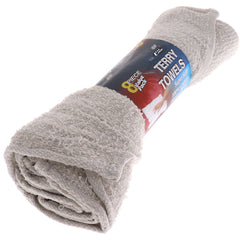 JONES STEPHENS Jones Stephens B05026 Cotton Terry Cloth Towels, 8 Pack