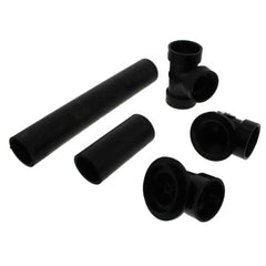 JONES STEPHENS Jones Stephens B07133 Bath Waste Standard Full Kit - CP Toe Pop-Up Drain w/ 2 Hole Face Plate ABS