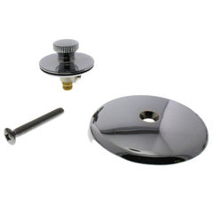 JONES STEPHENS Jones Stephens B07071 1 Hole Overflow Plate Trim Kit W/CP L&T