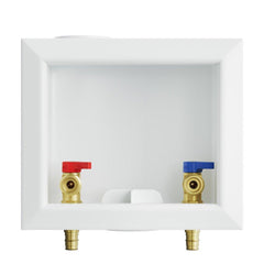 JONES STEPHENS Jones Stephens B05944 Washing Machine Wirsbo PEX Supply Box with Center Outlet and 1/2 in. F1960 Connection
