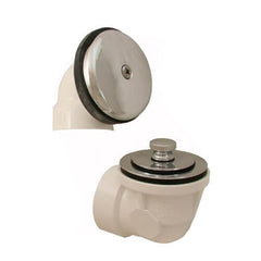 JONES STEPHENS Jones Stephens B07052 Plastic Push-Pull Drain in Chrome Plated
