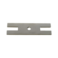 JONES STEPHENS Jones Stephens B07203 CP 1 Hole Overflow Plate W/Alum Bar