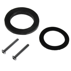 JONES STEPHENS Jones Stephens B07156 Bath Waste Standard Full Kit - CP Brass Lift & Turn Drain w/ 2 Hole Face Plate (PVC)