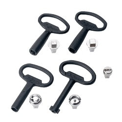HOFFMAN Hoffman LLKSM7 Key Insert Material/Finish: Steel/Chrome