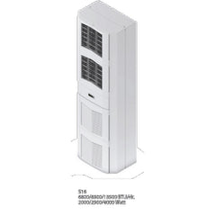 HOFFMAN Hoffman S162546G050 Air Conditioner 8500BTU 400 460V 50 60 Hz 2500W