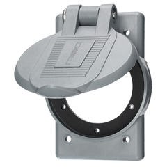HUBBELL WIRING Hubbell Wiring Device-Kellems WP2 HWD Weatherproof Cover 20A/30A 1-Gang Standard Size