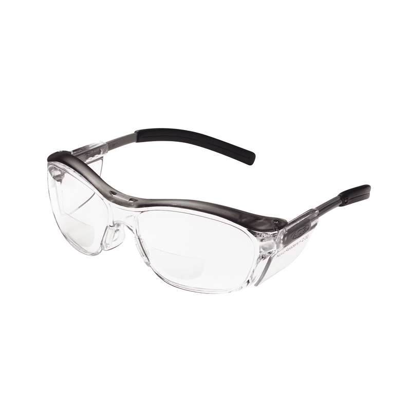 3M 3M 7000052798 Nuvo 2 Diopter Gray Safety Glasses With Clear Anti-Fog Lens