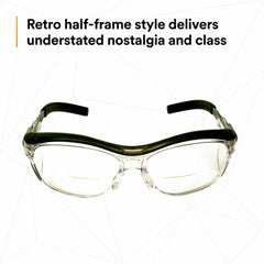 3M 3M 7000052799 Nuvo 2.5 Diopter Gray Safety Glasses With Clear Anti-Fog Lens