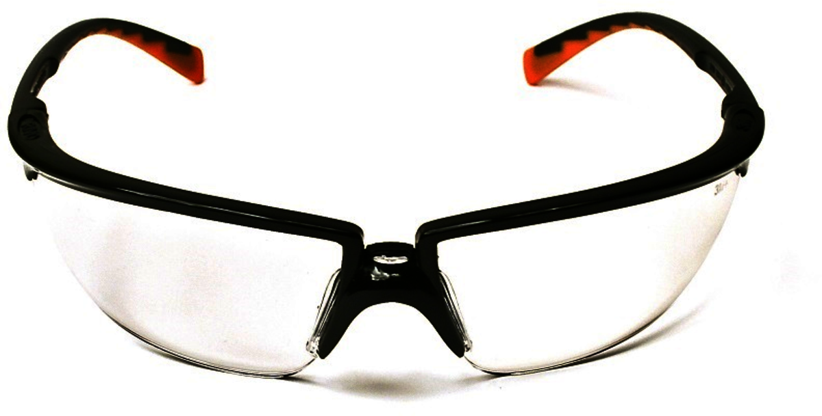 3M 3M 7000127535 Privo Black Safety Glasses With Clear Anti-Fog Lens