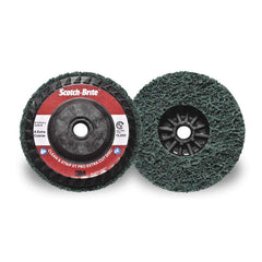 3M 3M 7100175520 4 1/2 X 5/8 Extra Coarse Grade Aluminum Oxide Scotch-Brite Green Disc