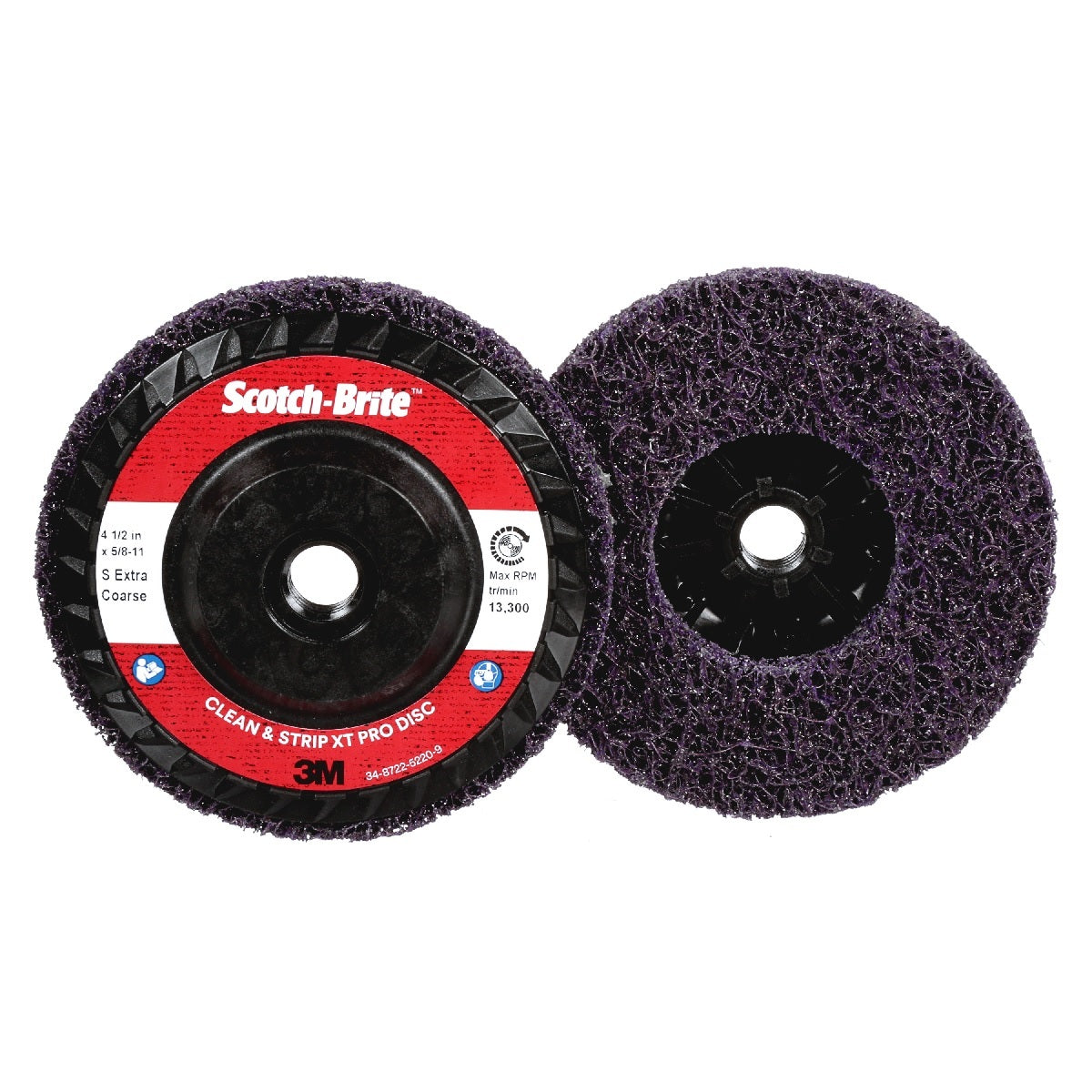 3M 3M 7100175252 Clean and Strip XT Pro Disc 4 1/2 X 5/8 Extra Coarse Grade