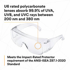 3M 3M 7100089472 Tour-Guard Clear Safety Glasses V Clear 100/CS